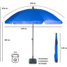 Зонт Green Glade A1191, 240 см (без основния) (штанга 32 мм)